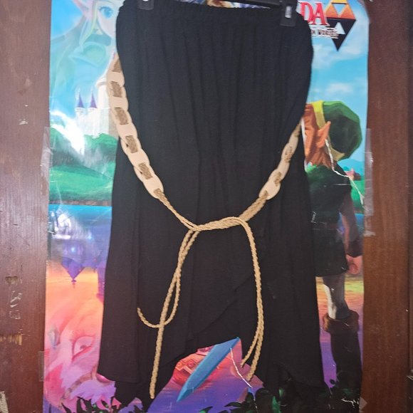 Faded Glory Dresses & Skirts - 2/$10 womans clothing-Faded Glory asymmetric skirt, elastic waist, with belt xl